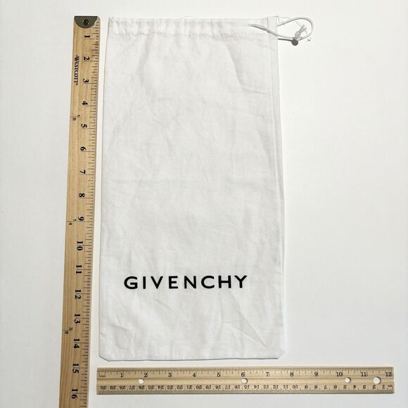 GIVENCHY Dust Bag Travel Designer Shoe Storage Protective Drawstring White - Picture 2 of 2